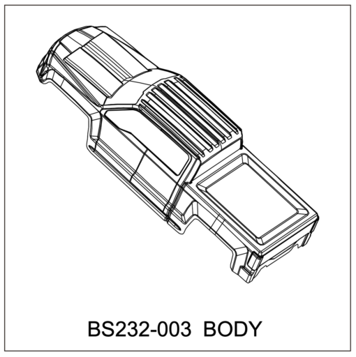 BSD Rampage Green Body Shell